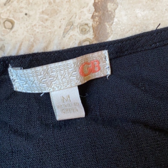 black button dress with tie belt - Picture 3 of 4